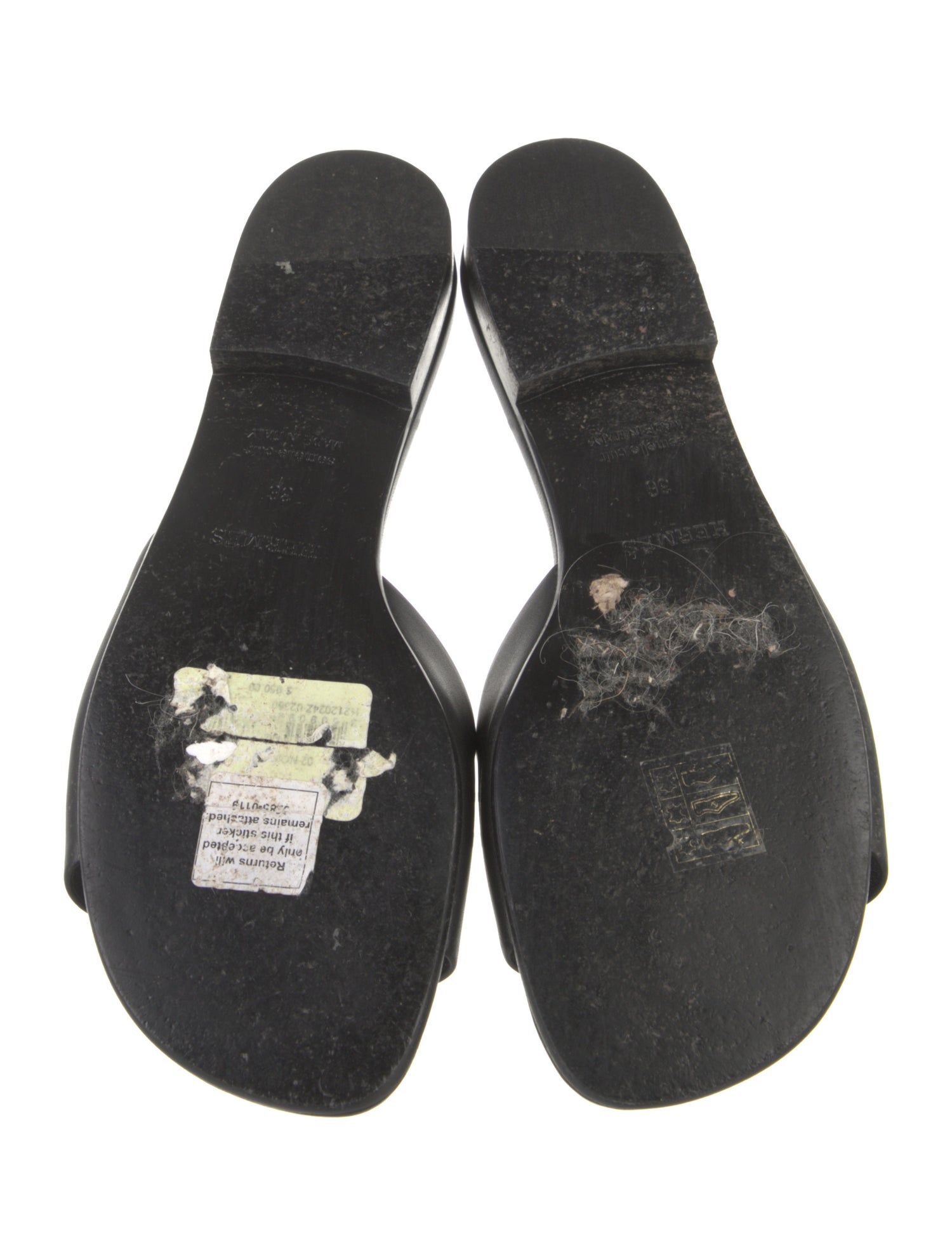 Hermès Dune Leather Slides